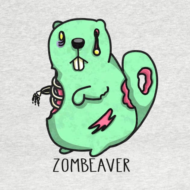 Zombeaver by thecurlyredhead